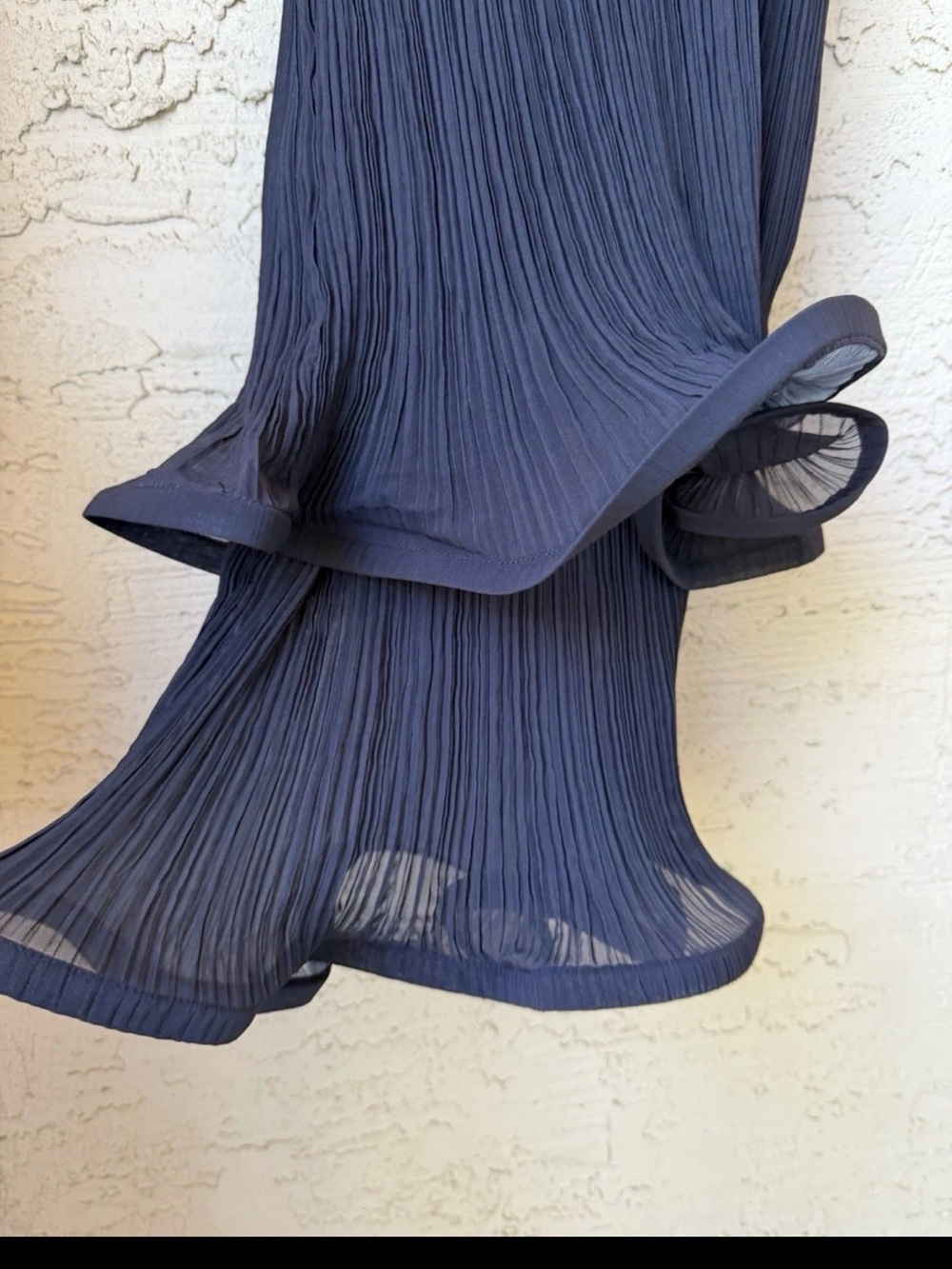 By Anthropologie Sleeveless Mock-Neck Plissé Midi Dress small Wedding guest NWT - Picture 7 of 7